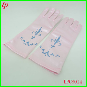 Gants pour enfants Frozen Elsa Princess, imprimé bleu, doux, printemps-automne, accessoires pour bébés filles, LPCS012 - Product Image 3