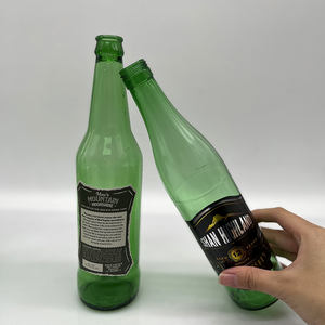 Bouteille en verre réutilisable classique de qualité alimentaire personnalisable de 330 ml, 350 ml, 500 ml pour jus, bière, vin et autres boissons - Product Image 5