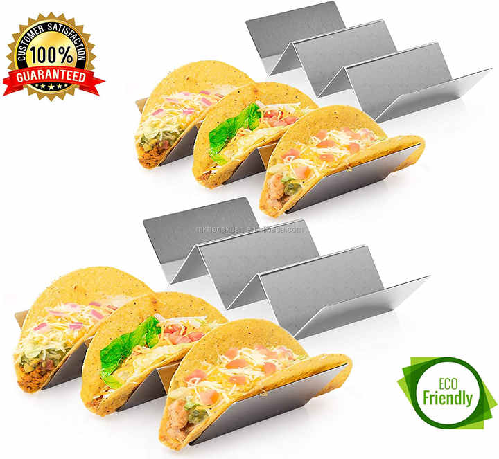 IMIKEYA 3pcs Stainless Steel Taco Rack Taco Holder For Oven Compact Design For Easy Storage Tortillas More For Family Gatherings And Parties