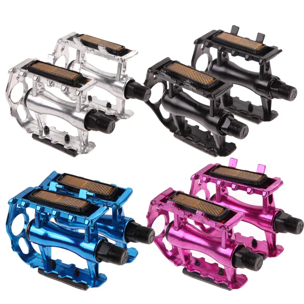 Benutzer definierte Großhandel bunte Aluminium legierung Anti-Rutsch-MTB und Rennrad Fixed Gear Fahrrad pedal