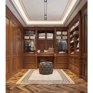<span class=keywords><strong>Dressing</strong></span> intégré en U sur mesure pour toute la maison, grand <span class=keywords><strong>dressing</strong></span> autoportant de style traditionnel pour villa avec bureau intégré - Product Image 1