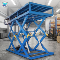 Table élévatrice hydraulique SY, plateforme à ciseaux fixe pour la manutention de matériaux en usine et entrepôt, le transfert et le chargement de marchandises