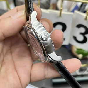 Montre mécanique automatique de luxe à double tourbillon, cadran à chiffres romains, réserve de marche, fond transparent, best-seller - Product Image 3