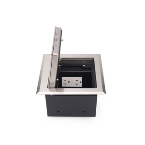 Caja Eléctrica de Piso Empotrada con Clasificación IP66, Tapa de Acero Inoxidable con Cierre Suave - Product Image 5