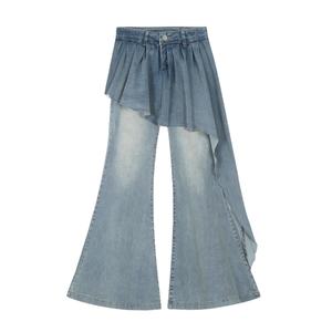 Pantalones Casuales de Mujer de Color Sólido, Versátiles, Urbanos, Casuales, de Moda, Primavera 2025, Venta al por Mayor, Colores Personalizables - Product Image 3