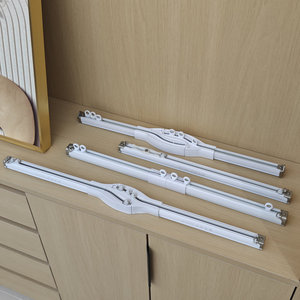 <span class=keywords><strong>Rail</strong></span> de rideau en alliage d'aluminium, montage mural ou au plafond, robuste, silencieux, pour fenêtre, <span class=keywords><strong>porte</strong></span>, maison, hôtel - Product Image 1