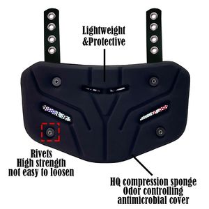 Protector trasero de la placa trasera del hueso Almohadillas traseras inferiores para jugadores de fútbol <span class=keywords><strong>Escudo</strong></span> de la placa trasera para jóvenes y adultos - Product Image 5