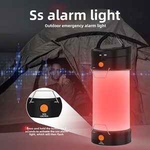 Lámpara LED para Acampar al Aire Libre, Linterna Recargable con Control de Rotación de Botones para Glamping - Product Image 5