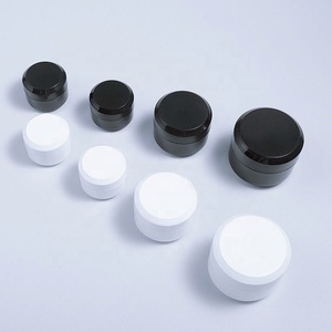 Best Price Double Wall 5g 15g 30g 50g Frosted Matte Black Glossy White <b>Plastic</b> Face Cream <b>Jar</b> for Nail Gel With Screw Lid - Product Image 1