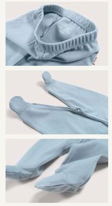 Pantaloni in <span class=keywords><strong>cotone</strong></span> organico morbidi a tinta unita per neonati, disponibili in magazzino, campioni primaverili, parte inferiore del <span class=keywords><strong>pigiama</strong></span>, abbigliamento per neonati - Product Image 2