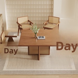 Myuz phong cách tốt nhất rắn gỗ thanh Bàn và ghế thiết lập mở rộng cho nhà hàng ăn uống quán cà phê cuộc họp hoặc nhỏ vuông bàn trà - Product Image 4