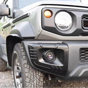 2 Piezas de Cubiertas Negras de ABS para los Paneles de las Luces Antiniebla Delanteras del Parachoques para Suzuki Jimny de 2/3 y 4/5 Puertas, Modelos JB64, JB74, JC74, 2019-2026 - Product Image 3