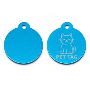 Etiqueta de Identificación Personalizada para Mascotas, Grabada con Láser, de Aluminio, Multicolor, con Orificio, para Perros y Gatos, Accesorios para Mascotas - Product Image 4