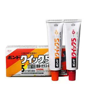 DK37 Konishi 16131 Quick 5 Adhésif AB à durcissement rapide - Colle industrielle bicomposante conçue pour les tâches de collage intensives - Product Image 1