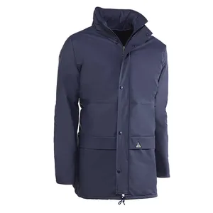 Parka - CHPL309 S Choiva - Colore: Blu Navy # Chiusura frontale con zip e bottoni a pressione. # Caratteristiche - Product Image 1