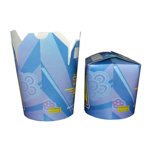 Caja Bento de cartón Kraft desechable <span class=keywords><strong>para</strong></span> comida china, sopa de fideos y pasta <span class=keywords><strong>para</strong></span> llevar, almuerzo con impresión en relieve - Product Image 4