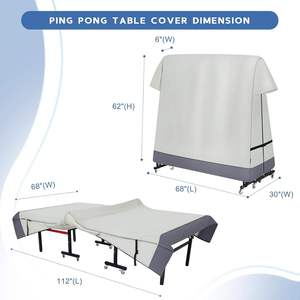 Housse <span class=keywords><strong>de</strong></span> protection pour meubles <span class=keywords><strong>de</strong></span> patio intérieur/extérieur, imperméable, anti-UV, housse <span class=keywords><strong>de</strong></span> <span class=keywords><strong>table</strong></span> <span class=keywords><strong>de</strong></span> <span class=keywords><strong>ping</strong></span>-<span class=keywords><strong>pong</strong></span>, housse <span class=keywords><strong>de</strong></span> <span class=keywords><strong>table</strong></span> <span class=keywords><strong>de</strong></span> tennis - Product Image 2