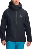 Veste de pluie imperméable pour homme Pioneer Camp, coupe-vent ventilé 3L, respirant, avec capuche, pour la randonnée en plein air
