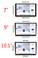 Autoradio Android avec écran tactile IPS de 7 pouces, 9 pouces, 10 pouces, DSP, FM, Carplay, caméra de recul, système audio de voiture, autoradio stéréo