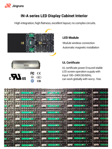 Gabinete de aluminio fundido a presión ultra delgado GOB P1.56 P1.95 P2.5 Pantalla LED para interiores Cine Paneles de pared de video Pantalla LED - Product Image 6
