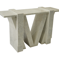 Console de table en marbre d'entrée moderne porche d'hôtel