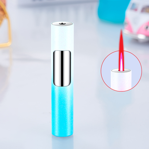 DEBANG Logo personnalisé et couleur briquet coupe-vent <span class=keywords><strong>bougie</strong></span> en alliage moderne et torche au butane briquets en gros en vrac - Product Image 5