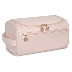 Premium Sensory Large Capacity Toiletries Storage Bag <b>Travel</b> Business Cosmetic for Men & Women Zipper PU Cosmetic <b>Cases</b> - Product Image 1