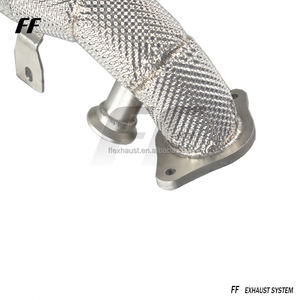 Tuyau de descente de haute qualité tuyaux d'échappement en acier inoxydable tuyau de descente d'échappement de <span class=keywords><strong>voiture</strong></span> automobile pour Alfa Romeo <span class=keywords><strong>Giulia</strong></span> Stelvio 2.0T - Product Image 6