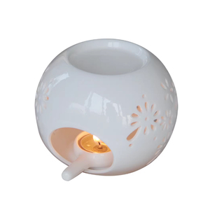 Draagbare, op maat gemaakte keramische kaarsenhouder voor binnen, decoratie, aromatherapie, etherische oliebrander, wax meltbrander - Product Image 3