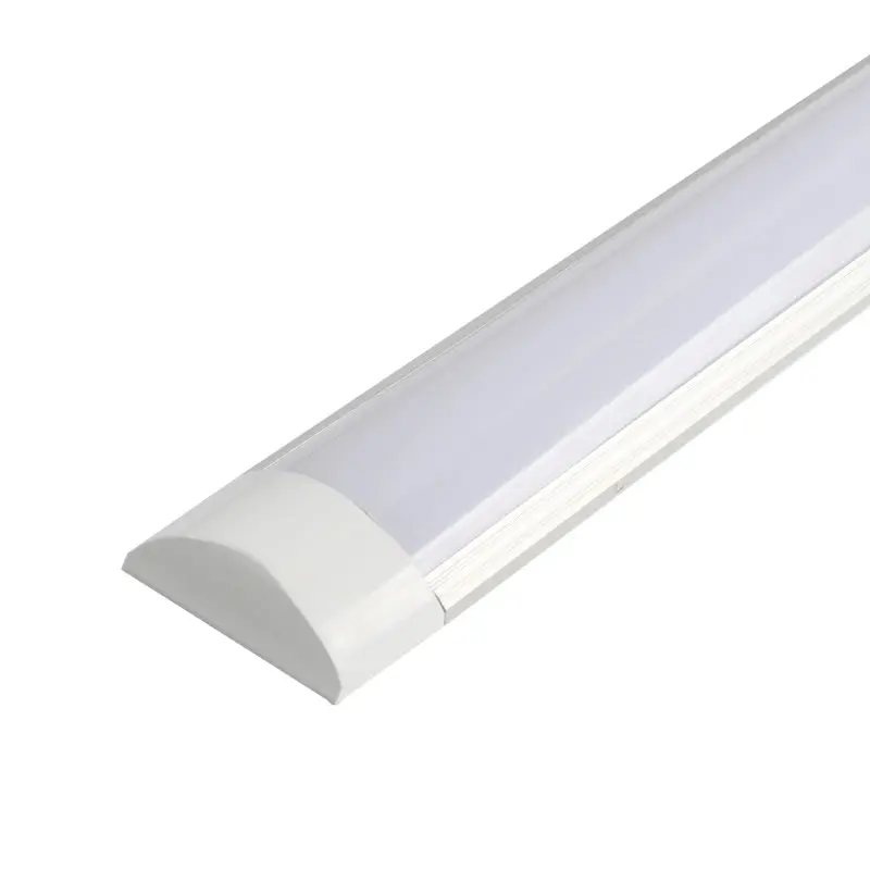 China Manufacture Iron Base And Crystal Cover 54W Square 6000 Luminous Flux LED Batten Lamp