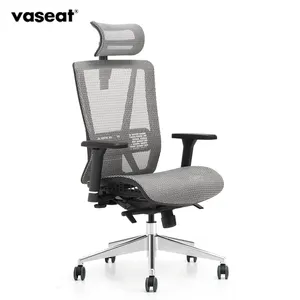 Luxury Modern Tall Executive Manager Office Chair Comfortable Swivel Design With Ergonomic Features Made Premium Mesh Fabric PU