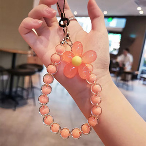 Cinghie da polso all'ingrosso braccialetto con perline <span class=keywords><strong>di</strong></span> cristallo <span class=keywords><strong>portachiavi</strong></span> per telefono con ciondoli per telefono con catena <span class=keywords><strong>di</strong></span> telefoni cellulari alla moda <span class=keywords><strong>portachiavi</strong></span> per ragazza - Product Image 6