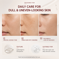 Sérum Éclaircissant Visage Marque Blanche 5% TXA 15% Niacinamide Glutathion OEM ODM Essence Correctrice Taches Brunes Soin de la Peau 30ml