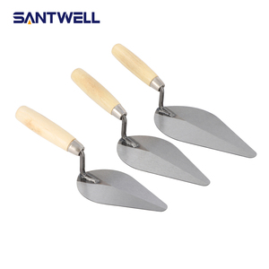 Truelle de maçonnerie en acier à haute teneur en carbone |   Truelle ergonomique pour le travail du plâtre, du béton et des carreaux - Product Image 1