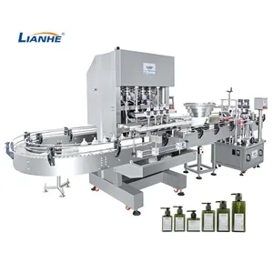 Professional Shampoo Lotion Automatic Bottle Filling Machine U Shape Cosmetic Liquid Soap Filling Machine