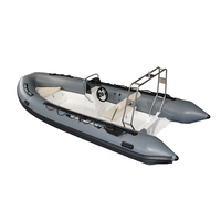 Bateau pneumatique de luxe en fibre de verre certifié CE RIB-520A pour la pêche, le sauvetage, les excursions et les patrouilles