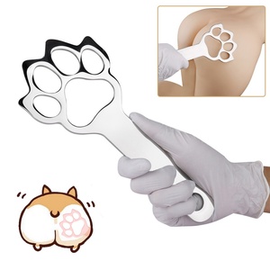 Linda pala de metal con diseño de pata para palmadas, juguete BDSM para disciplina sexual a largo plazo, pala para palmadas en el trasero, juguete sexual fetiche para juegos de sumisión en pareja - Product Image 1