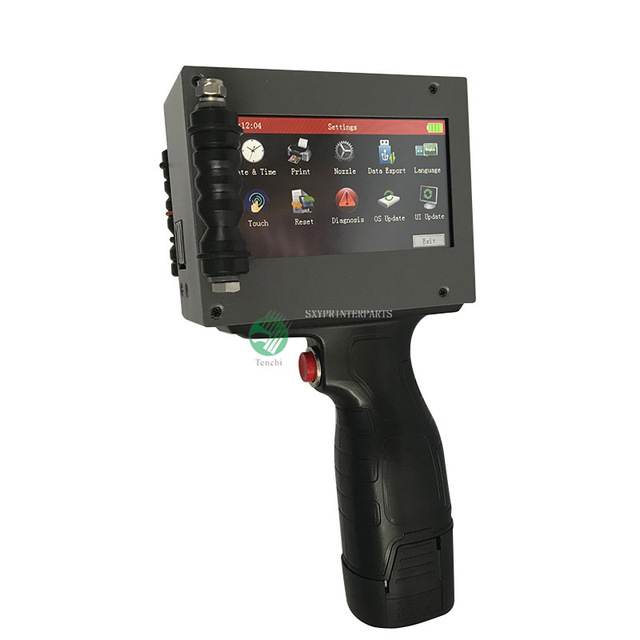 2021 New Arrival Hot Pluggable Cheap Barcode Scanner 2-12.7mm Handheld TIJ Inkjet Printer Barcode Gun