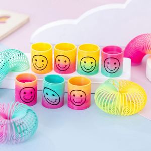 ของเล่นฟิดเจ็ตขนาดเล็ก - ของเล่นสปริงสีรุ้ง, ขดลวดไล่เฉดสีคุณภาพสูงสำหรับการแก้ปริศนาและการต่อซ้อนเพื่อความสนุก - Product Image 2