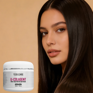 Masque capillaire soyeux OEM/ODM infusé au collagène, lissant et hydratant, pour soins capillaires quotidiens - Product Image 1