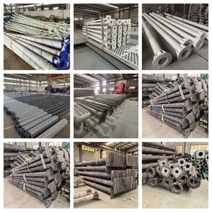 Al Aire Libre 4m 5M 6M 7m 8M 9m 10m 12M doble brazo único <span class=keywords><strong>precio</strong></span> acero <span class=keywords><strong>galvanizado</strong></span> <span class=keywords><strong>poste</strong></span> de luz de calle solar <span class=keywords><strong>poste</strong></span> de lámpara - Product Image 4