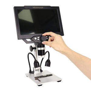Caméra d'inspection portable USB numérique <span class=keywords><strong>1200X</strong></span> grossissement 7 pouces <span class=keywords><strong>Microscope</strong></span> stéréo avec lumière LED OEM - Product Image 4