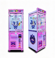 Machine à cadeaux commerciale à monnayeur avec paiement par code QR, effets lumineux LED et sonores, pour salle de jeux intérieure et centre commercial