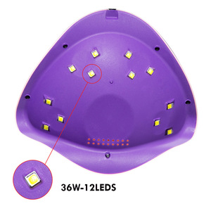 Lampe à ongles LED UV professionnelle 36 w, sèche-vernis à ongles Gel de durcissement LED, outils d'art des ongles avec capteur automatique, écran LCD - Product Image 4