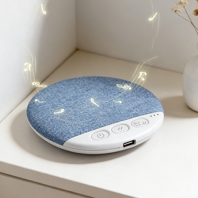 Oem Wireless 5.4 White Noise Machine Deep Relaxation Conduction Speaker 3 Timer Settings Sleeping Sound Machine for Travel