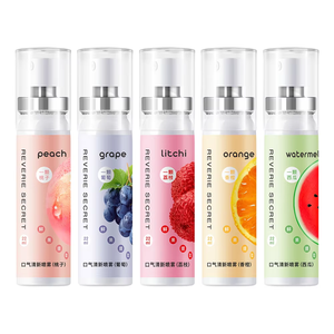 Spray buccal portable format voyage, parfum fruité menthe pêche, pour soulager la mauvaise haleine et rafraîchir l'haleine, vente en gros - Product Image 1