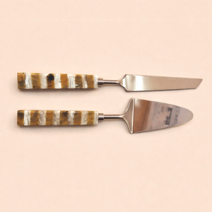 Juego de Cubiertos de Resina y Acero Inoxidable de Diseño Artesanal, Utensilios para Postre con Mango de Resina, Diseño Novedoso para la Mesa del Hogar y la Cocina - Product Image 6