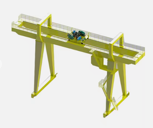 Grúa pórtico de doble viga personalizable de 30 toneladas, 50 toneladas, 100 toneladas, precio favorable, adecuada para operaciones en interiores y exteriores - Product Image 1