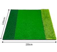 Tapis d'entraînement de golf professionnel Tri-Turf pour putting et frappe, pour driving range, intérieur et extérieur, équipement d'entraînement de golf