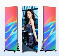 Écran d'affichage LED modulaire portable d'intérieur pour affiches, diffusion en direct, exposition, publicité, écran pliable portable